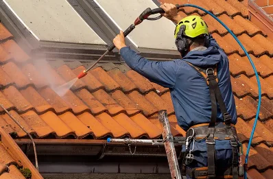 Démoussage et hydrofuge de toiture à Sainte-Valière